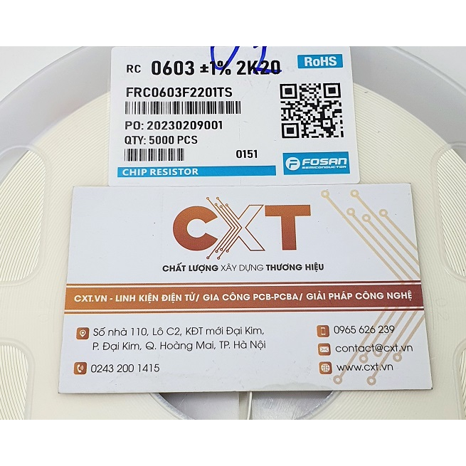 Điện trở 2.2K 0603 (1%) (50c)