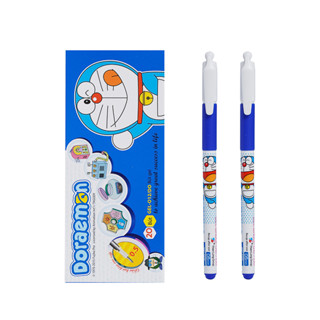  GIÁ SỐC  Hộp 20 bút mực Doraemon bút gel Thiên Long hai màu tím xanh ngòi 0.5mm phù hợp cho học sinh Gel012.DO 