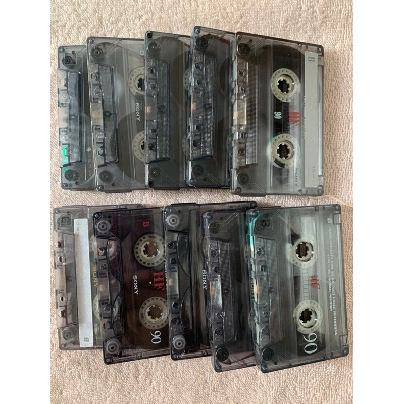 Băng cassette sony cũ,băng kinh phật, nhạc..v.v.