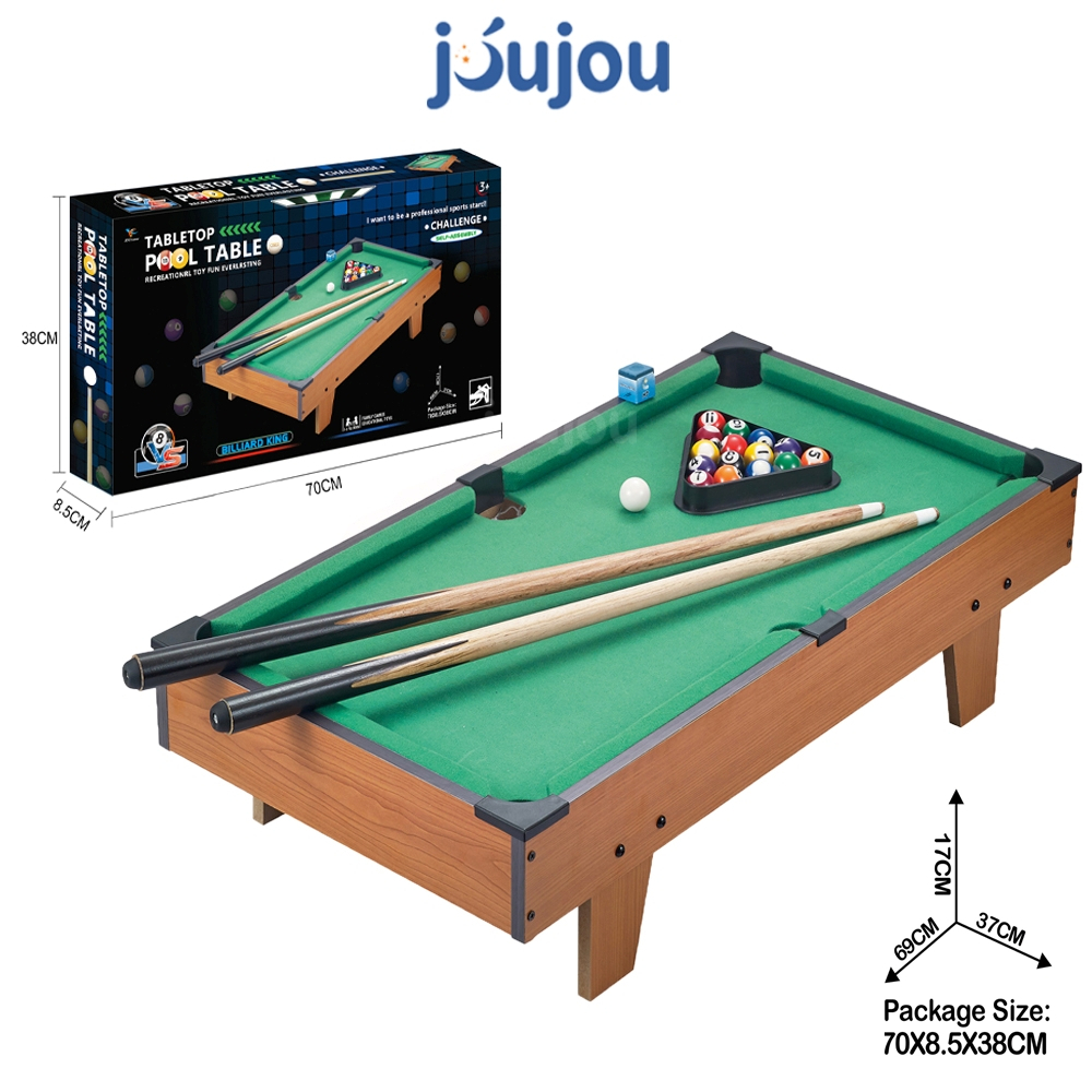 Bàn bi a mini cao cấp JuJou les't play 69cm, Đồ chơi bi a chất liệu gỗ cao cấp an toàn có độ bền đẹp cao