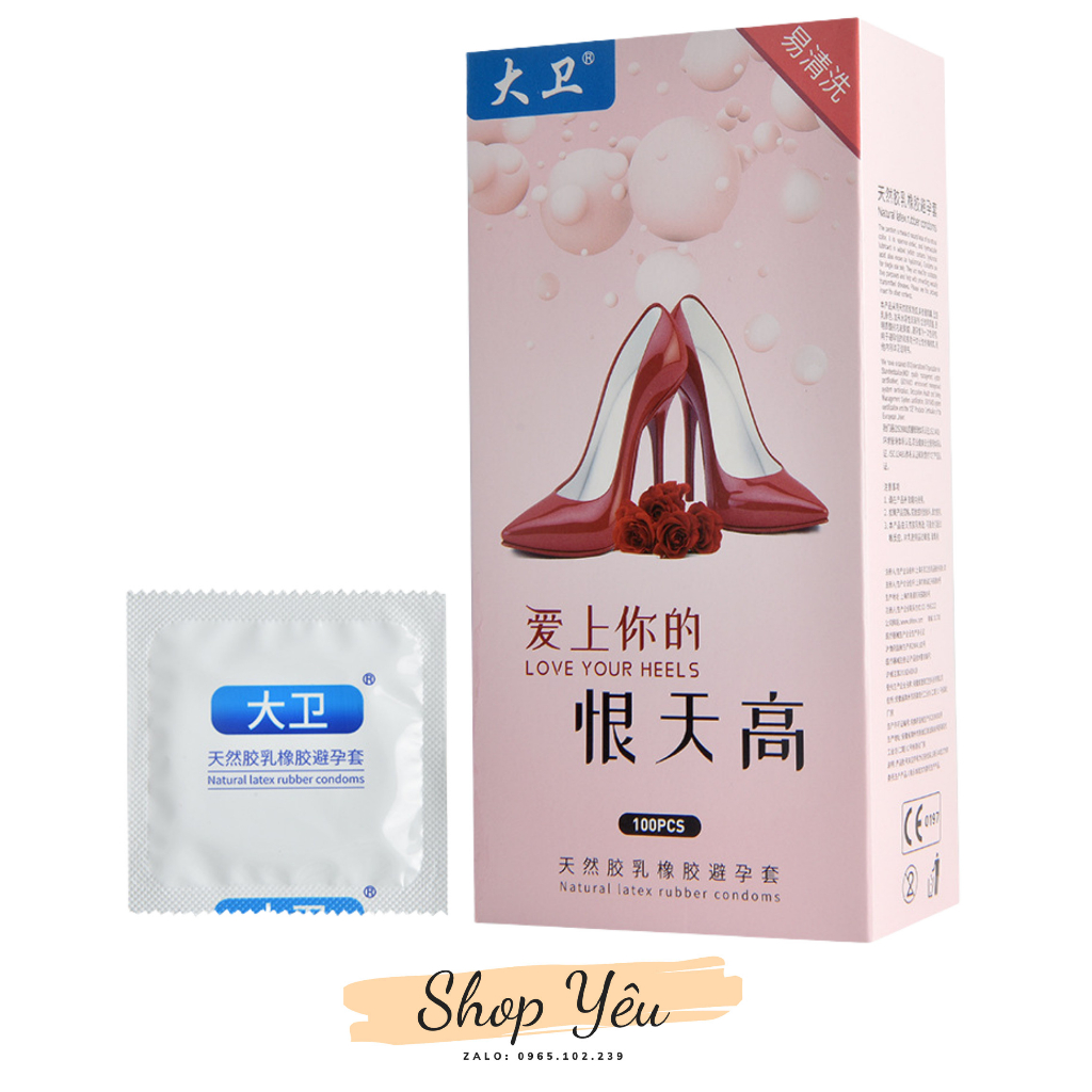 Shop Yêu: Chuyên Bao cao su HA & 002 siêu mỏng nhiều gel - Bao cao su gia đình - Hộp 100c - BCS Nhà nghỉ