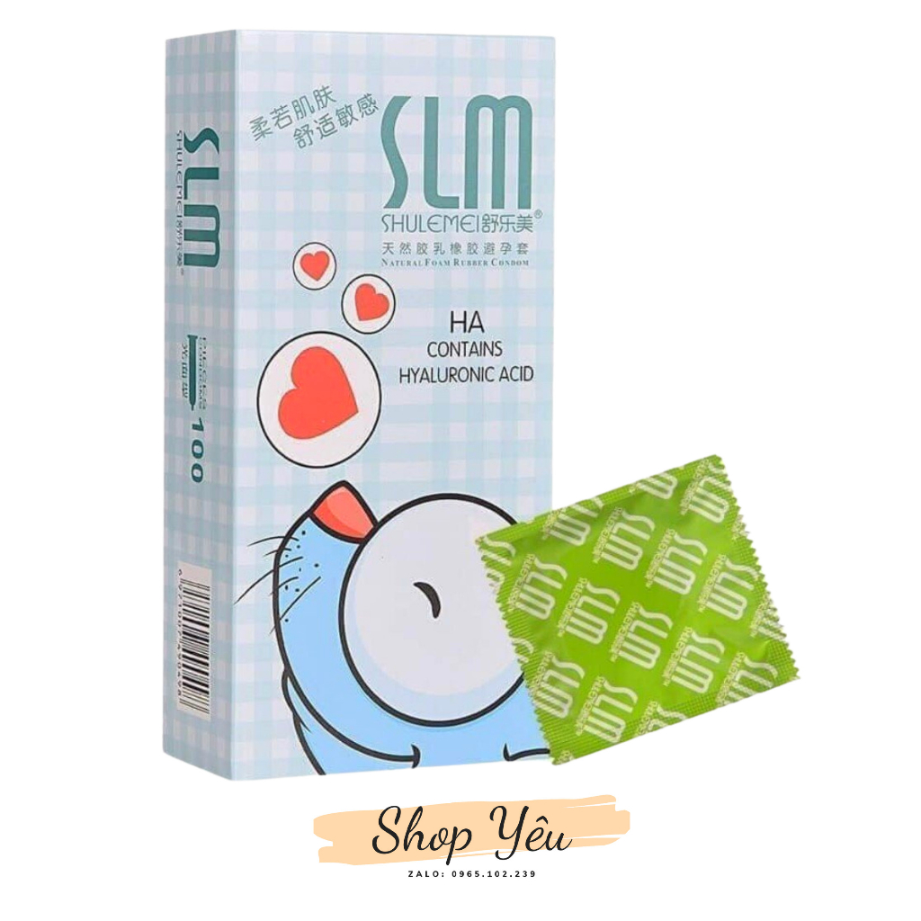 Shop Yêu: Chuyên Bao cao su HA & 002 siêu mỏng nhiều gel - Bao cao su gia đình - Hộp 100c - BCS Nhà nghỉ