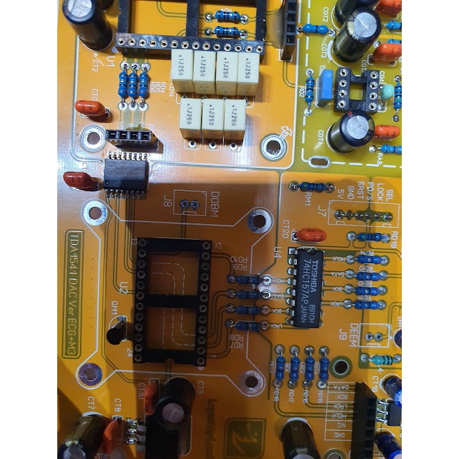 Mạch Dac hoàn thiện TDA1541 SAA7220 R2R