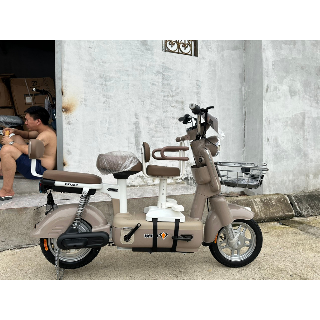 Xe điện X8 và X8 Pro, Mẫu xe điện hot nhất năm 2023, Động cơ 400W mạnh mẽ, Tặng ghế em bé, BH 2 năm