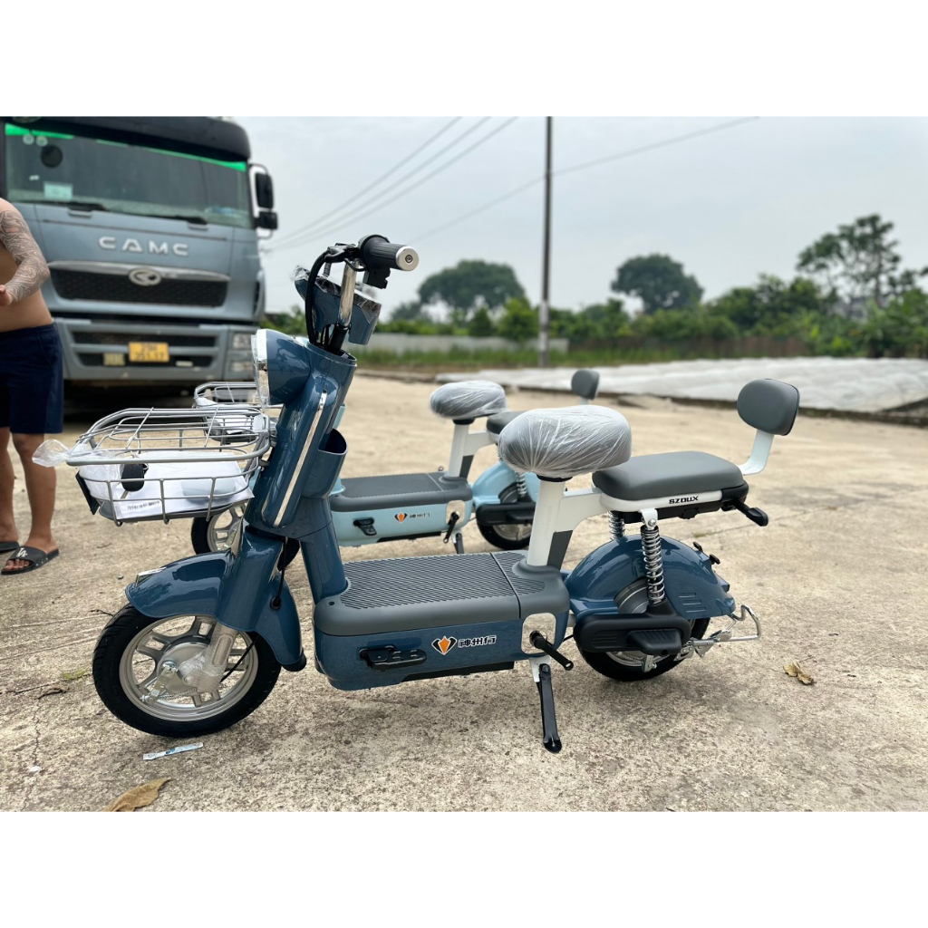 Xe điện X8 và X8 Pro, Mẫu xe điện hot nhất năm 2023, Động cơ 400W mạnh mẽ, Tặng ghế em bé, BH 2 năm