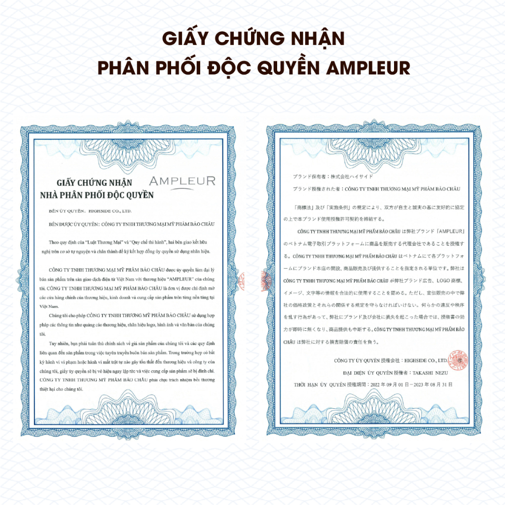Serum chuyên giảm thâm cho vùng nám tàn nhang AMPLEUR Luxury White Concentrate HQ110 Nhật Bản 11ml