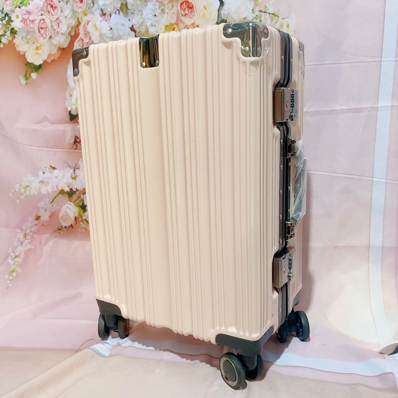 TĐ93-USB- SIZE 20 inch -  VALI KHUNG NHÔM KHOÁ SẬP TẶNG BỌC VALI