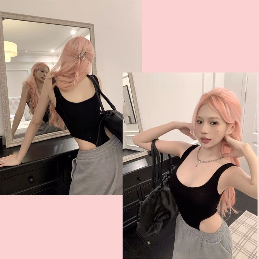 Bodysuit Ba Lỗ Áo Liền Thân Đồ Ngủ Sexy Bộ Ngủ Bodysuit Sexy