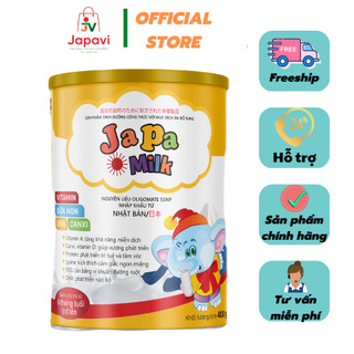 Sữa non nhật bản Japa Milk orihiro khối lượng 400g giúp trẻ tăng cân miễn dịch khoẻ.