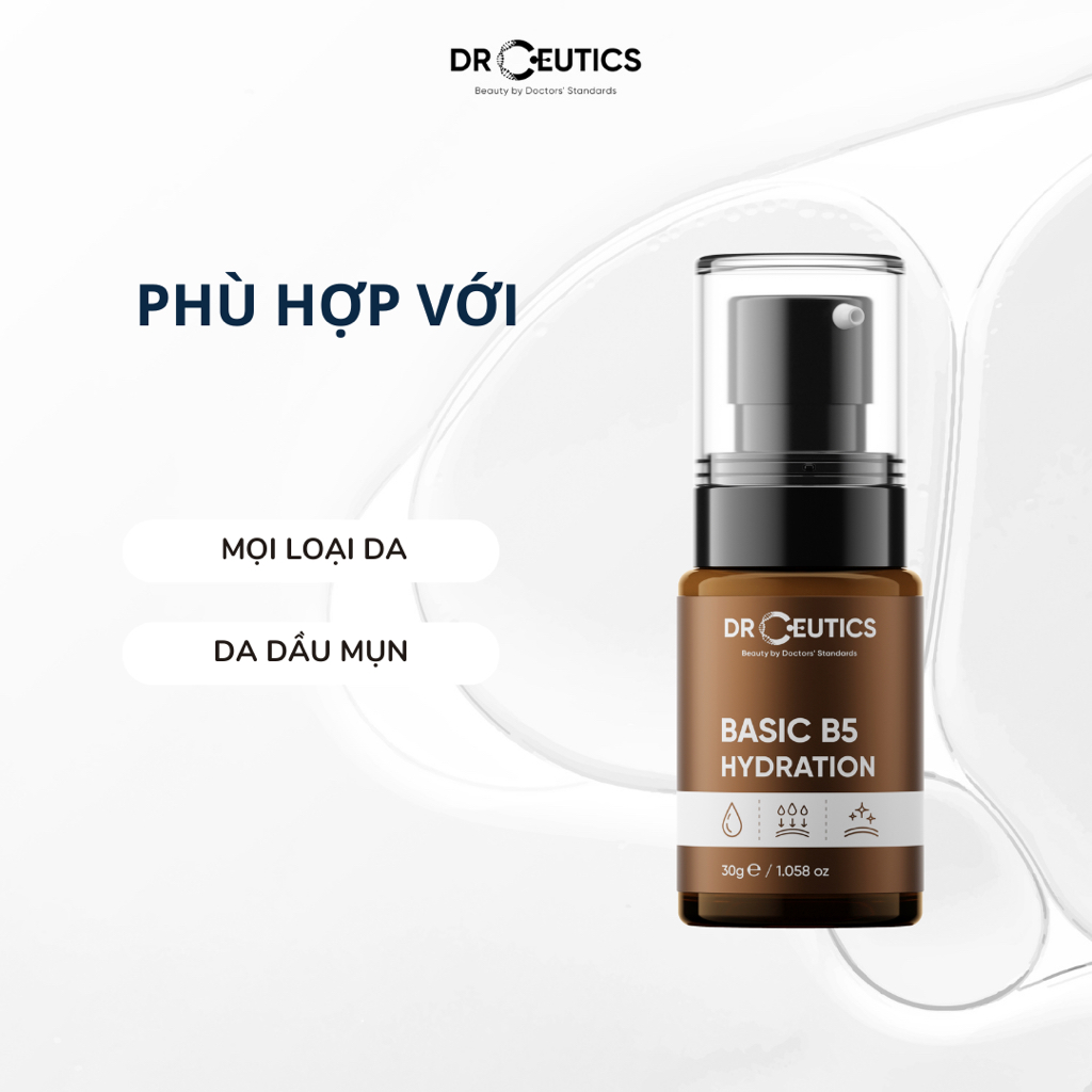 DRCEUTICS Serum Basic B5 Hydration DrCeutics Cho Da Dầu Mụn