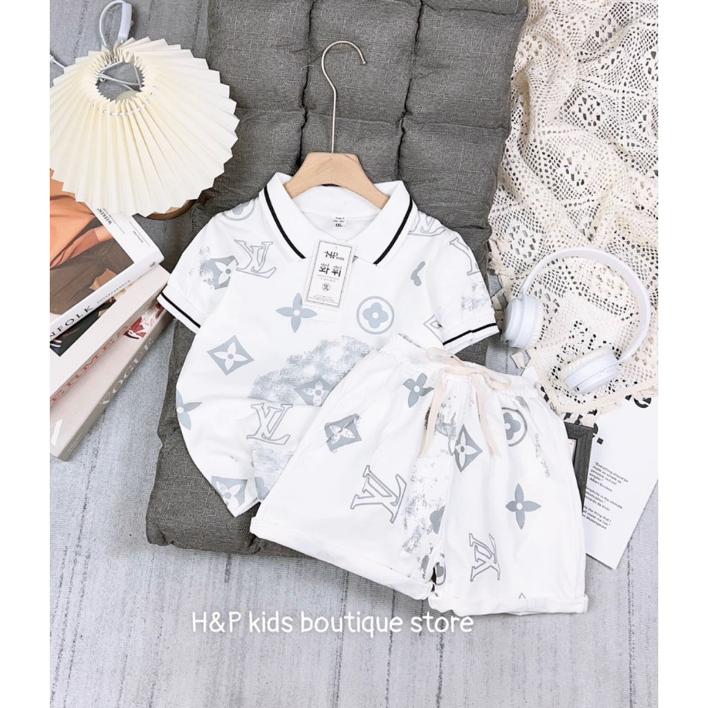 SALE_Bộ cộc chất cotton tàu siêu đẹp cho bé 20-35kg_Thoitrangbeyeu J&B Kids