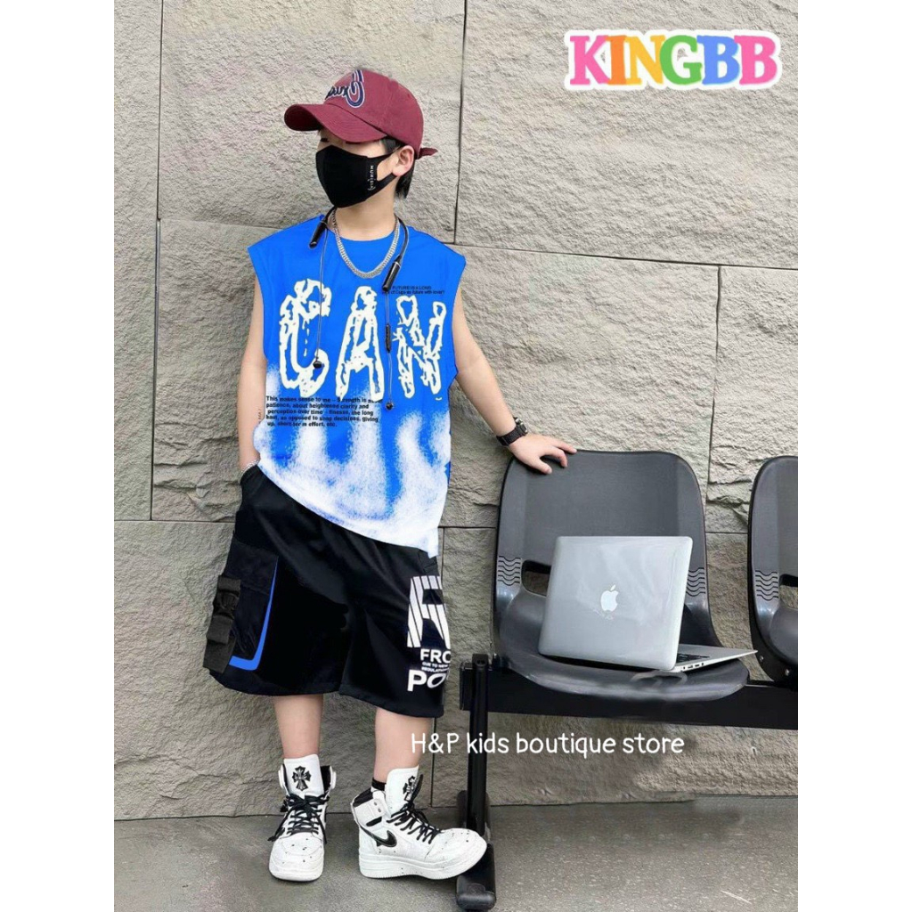 SALE_Bộ cotton phốí màu có túi thật, cực xịn xò cho bé 20-35kg_thoitrangbeyeu J&B kids