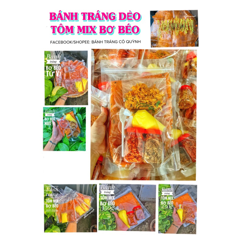 combo tôm dẻo bơ béo