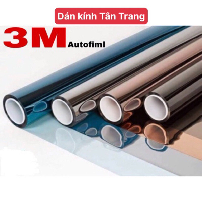 Fiml cách nhiệt oto chính hãng 3M (trên fim có in logo 3M)Made in USA