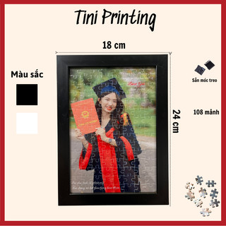 Tranh ghép hình 108 mảnh + khung