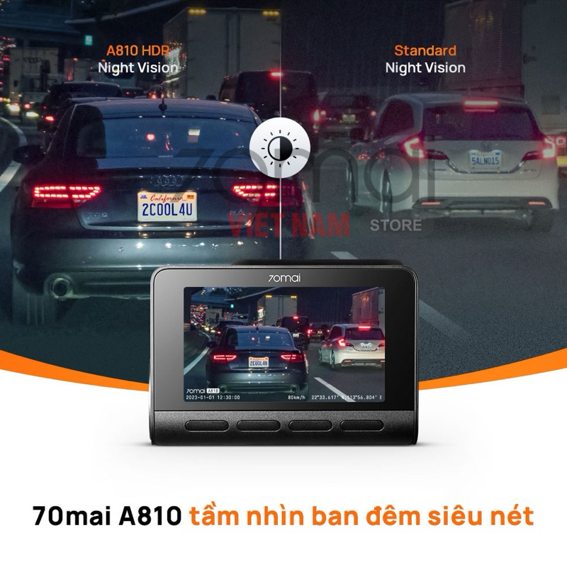 Camera hành trình ô tô 70mai A810 4K HDR - Siêu Phẩm Ghi Hình Hot Nhất 2023 | BigBuy360 - bigbuy360.vn