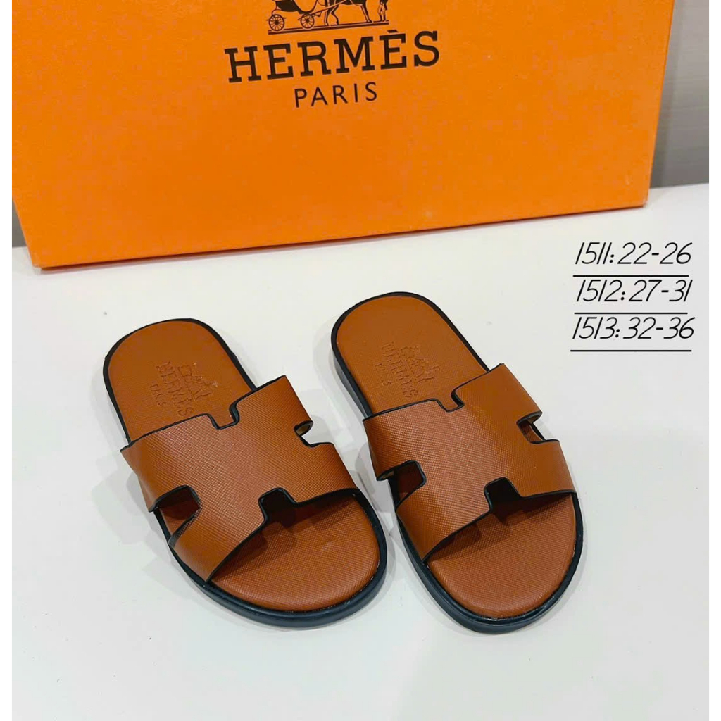 Dép lê quai ngang trẻ em chữ H trơn cho bé đi biển đi chơi from bé