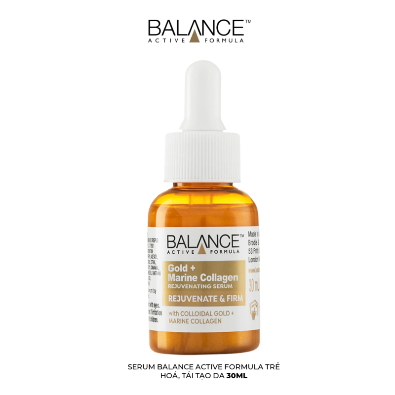 Serum Vitamin C Balance Active Formula Vitamin C Sáng Da 30ml- Cải Thiện Vết Thâm