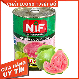 Ổi hồng ngâm đường nước đóng lon 560g - Freeship Extra +