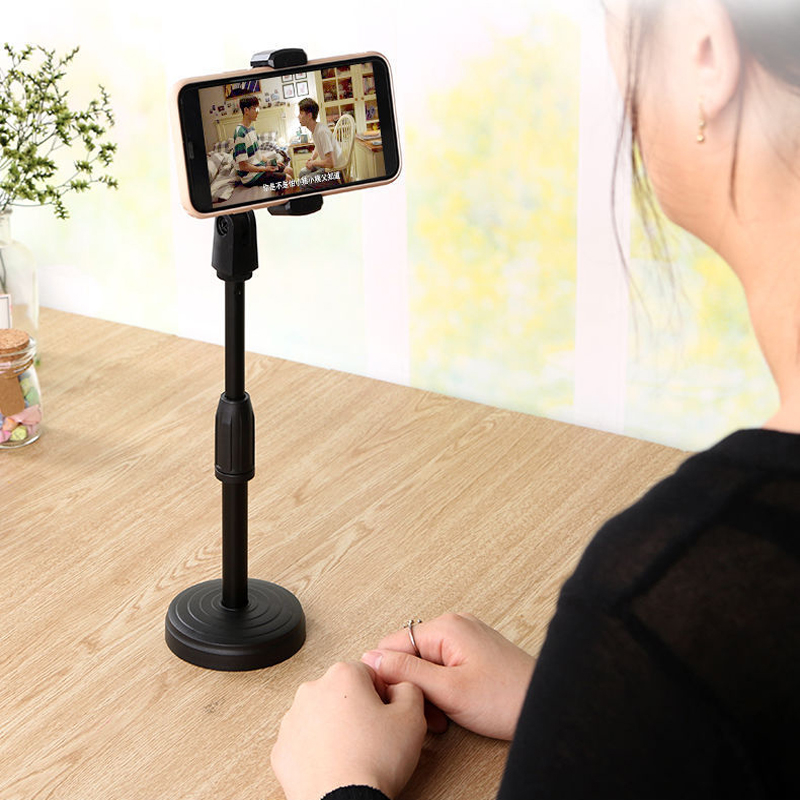Giá đỡ kẹp điện thoại Livestream, quay video xoay 360 độ hỗ trợ xem phim, quay video