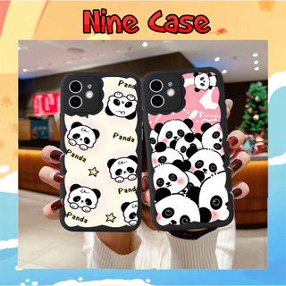 Ốp lưng iphone Black gấu trúc  lượn sóng 6s/6splus/7/7plus/8/8plus/x/xs/11/12/13/14/pro/max/promax/plus