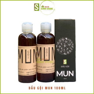 Dầu gội đầu mun 100ml htx sinh dược100ml, 100% tự nhiên mọc tóc, làm dày tóc, chắc khoẻ