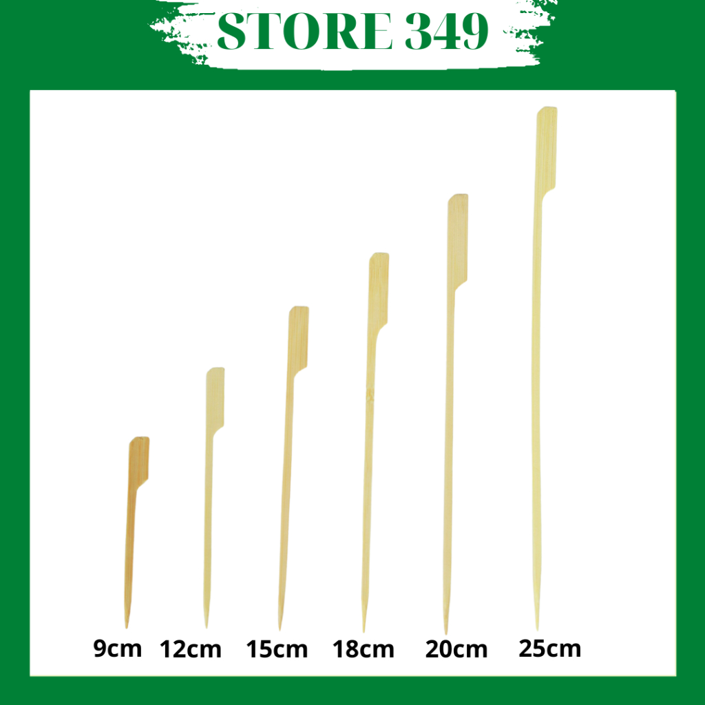 Xiên Tre 25cm – 50 Cái - Xiên Cứng