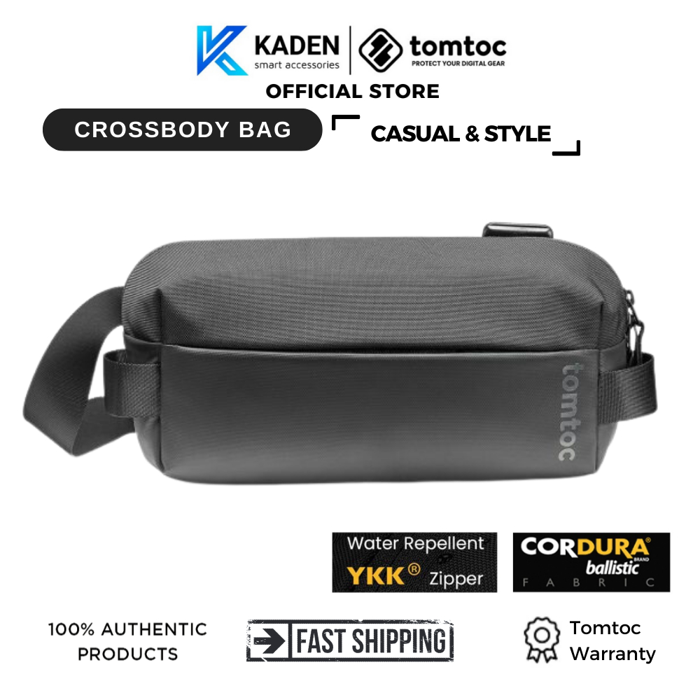 Túi đeo chéo TOMTOC Lightweight Codura Sling Bag-H02A04-Hàng chính hãng