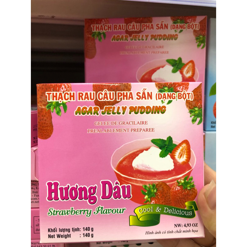 Bột rau câu pha sẵn Konnyaku 3K hộp 140g