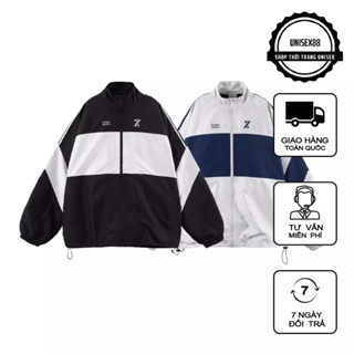 Áo Khoác Gió 7ZIA Project Seven chất gió dù 2 lớp đứng phom dày dặn nam nữ