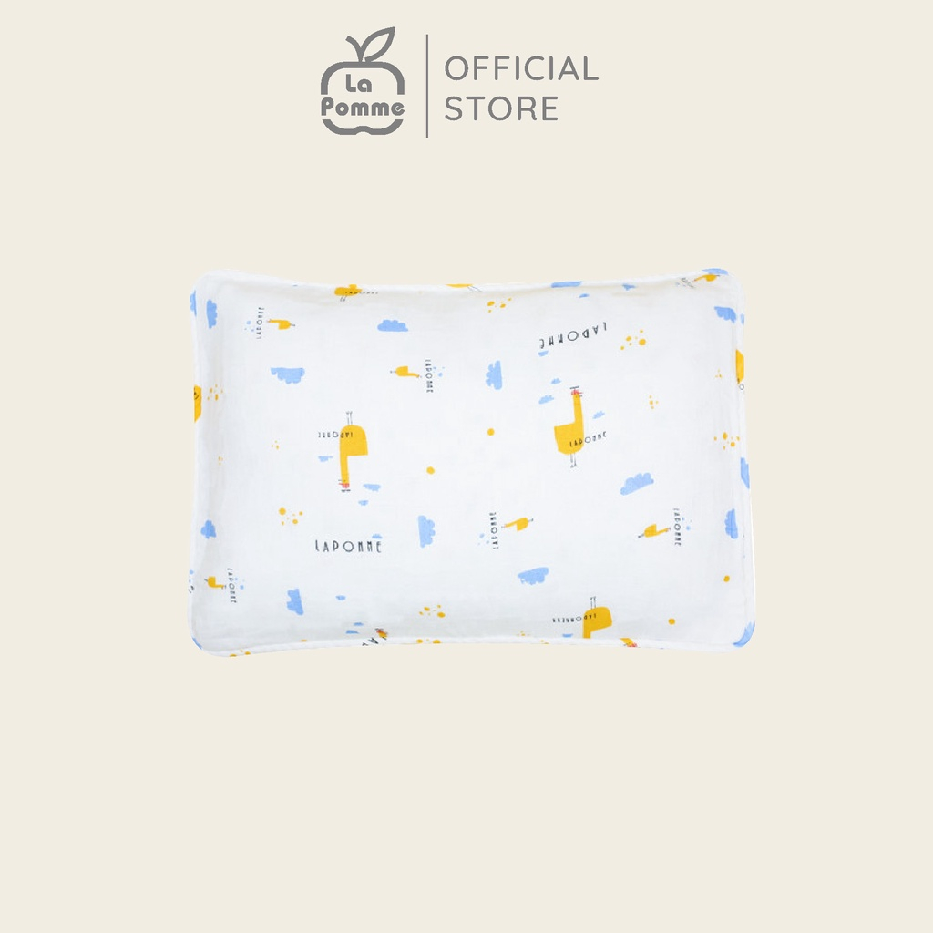 P001 Gối đỡ đầu sơ sinh bo viền La Pomme