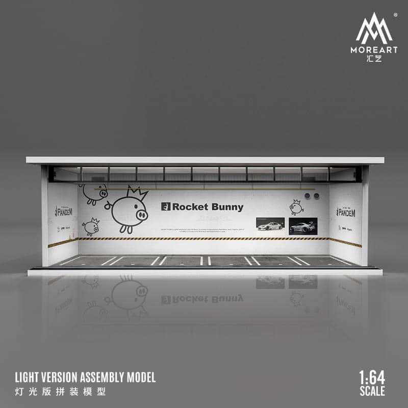 Mohinhxeps-1/64_Diograma MORE ART - Parking Lot Sence Diorama Garage