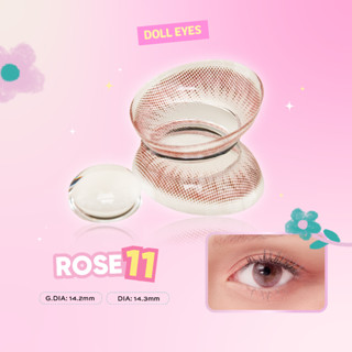 Kính áp tròng DOLL EYES Rose-11 14,2mm - Ready For Love Collection