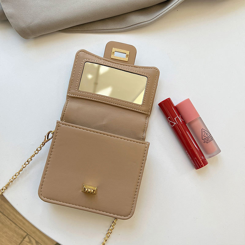 Túi mini đeo chéo Paula kèm gương trang điểm dạng ví nữ