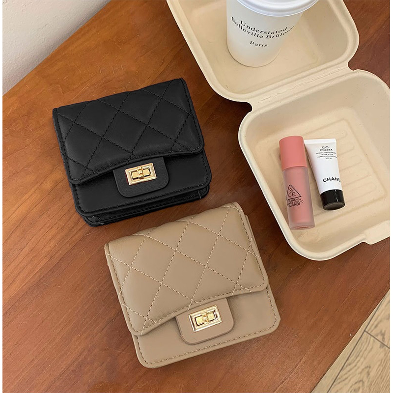 Túi mini đeo chéo Paula kèm gương trang điểm dạng ví nữ