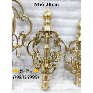 Đầu Gậy Tích Trượng Đồng (Dáng Tròn và Nhọn) (Ảnh Thật) (21, 25, 26, 40cm) đi chùa - tang - Ba Huê