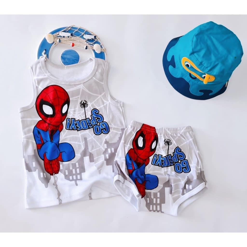 Bộ xuất dư hoạt hình áo ba lỗ quần chip siêu cute