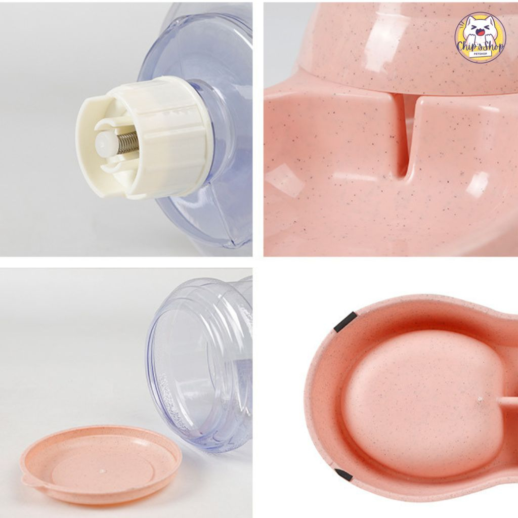Bát ăn tự động cho mèo, bình uống nước cho mèo tự động 3,6L - Chipshop