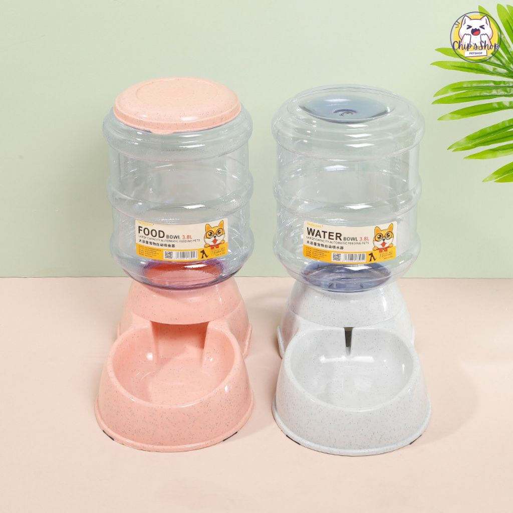 Bát ăn tự động cho mèo, bình uống nước cho mèo tự động 3,6L - Chipshop