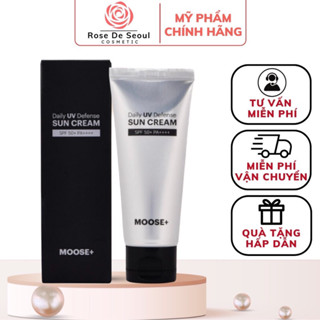 Kem chống nắng MOOSEPRO+DAILY UV SUN CREAM 50ml nâng tông cấp ẩm dưỡng trắng hạn dùng 2027_moose