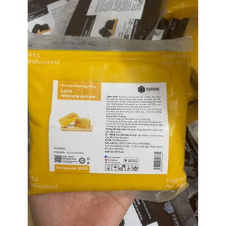 Nhân trung thu farina lava trứng muối chảy, socola chảy 500gr