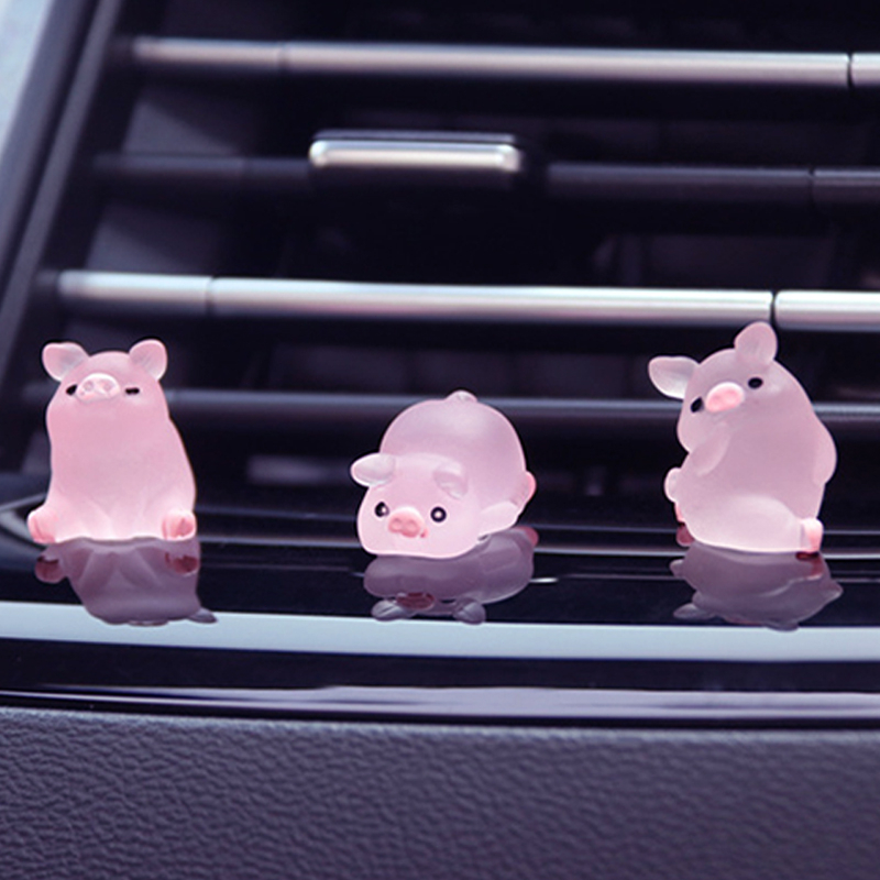 🍄Heo dạ quang dễ thương trang trí - Heo con phát sáng nhiều màu