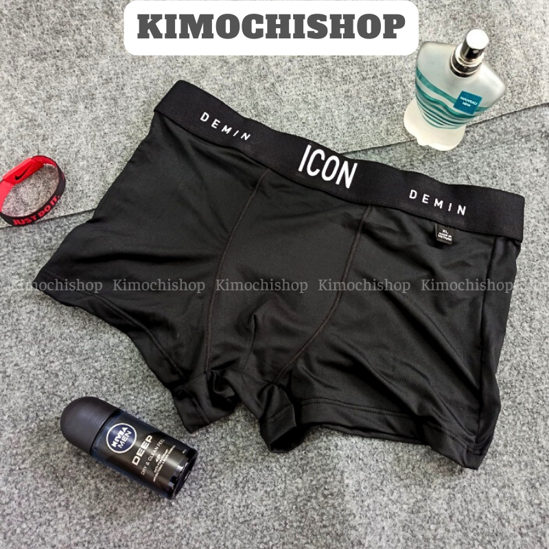 Quần Lót Nam Boxer Thun Lạnh ICON Co dãn 4 chiều, Quần sịp Nam ship đủ màu