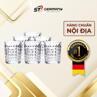 Set 6 cốc kim cương sang trọng, cao cấp bohemia diamond nội địa séc 230ml cốc uống rượu germanysnt hcm 290069