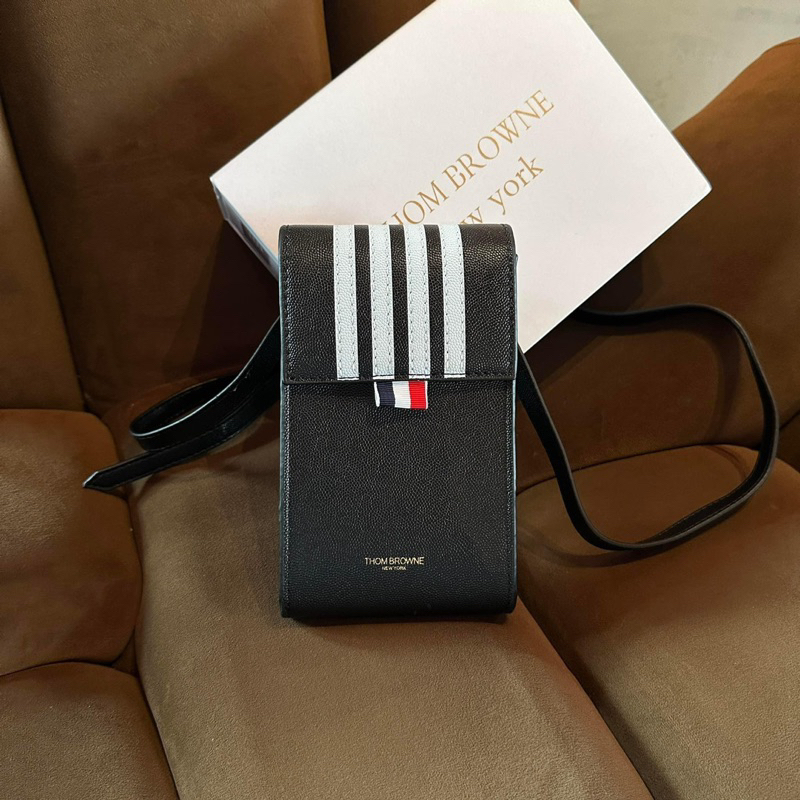 Túi đeo chéo - Thome Browne - TB Phone Bag Black 20x11x4
