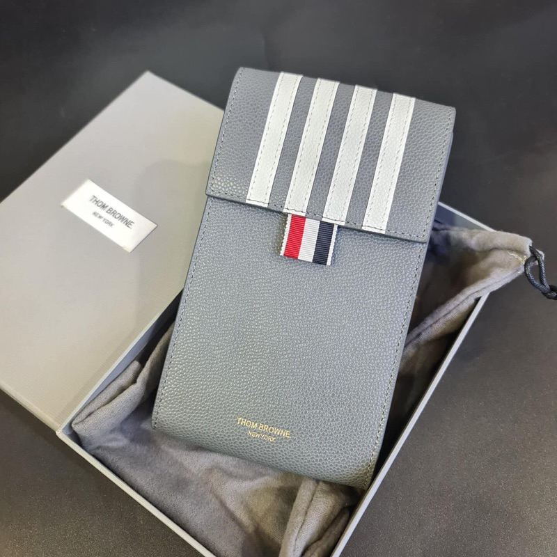 Túi đeo chéo - Thome Browne - TB Phone Bag Black 20x11x4