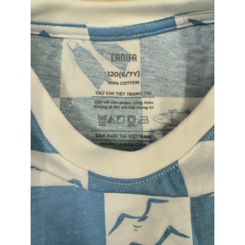 Áo phông hoạ tiết chất cotton bé trai Canifa