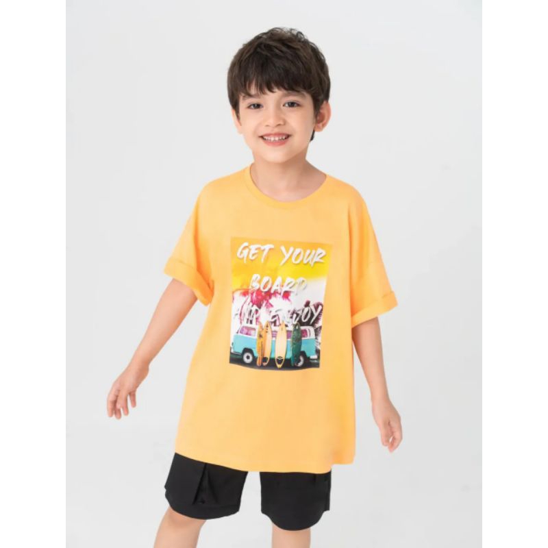 Áo phông hoạ tiết chất cotton bé trai Canifa