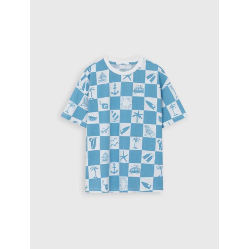 Áo phông hoạ tiết chất cotton bé trai Canifa