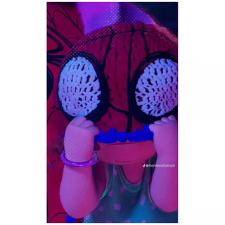 Mũ spiderman len